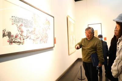 長(zhǎng)安畫(huà)派藝術(shù)中心揭牌儀式暨陜西省長(zhǎng)安畫(huà)派美術(shù)作品展覽開(kāi)幕式在西安隆重舉行